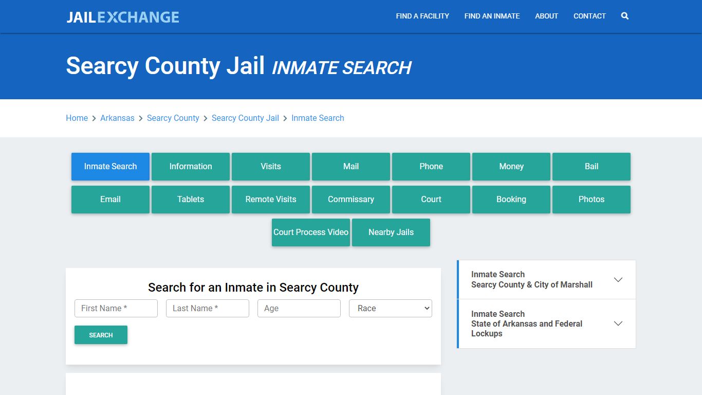 Searcy County Jail, AR Inmate Search: Roster & Mugshots