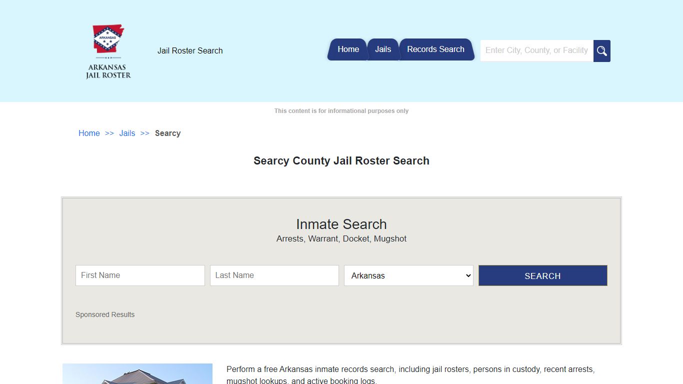 Searcy County Jail Roster Search