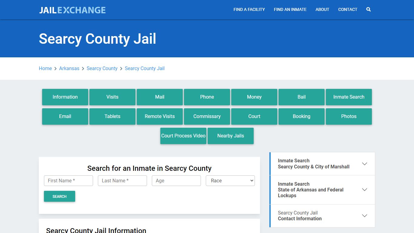 Searcy County Jail Roster Lookup, AR, Inmate Search